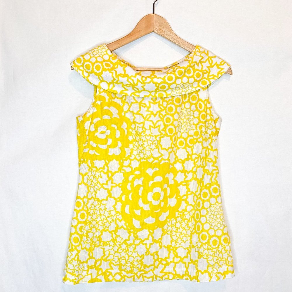 Trina Turk Shimmer Fabric Bateau Top